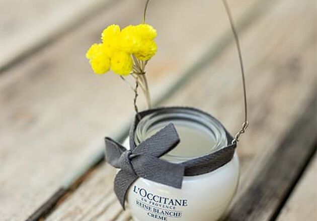 CREAM JARS INTO CANDLE HOLDERS