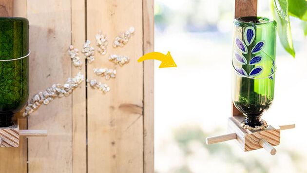 Play UPCYCLE YOUR SHAMPOO BOTTLE AND BRING MORE FEATHERED FRIENDS INTO YOUR GARDEN!