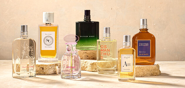 L'OCCITANE Cherry Blossom Eau de Toilette, L'OCCITANE 86 Champs Rose Saffron Eau de Parfum, Herbae par L'OCCITANE L'Eau Eau de Toilette, L'OCCITANE Olivier Ond&eacute; Eau de Parfum, L'OCCITANE Osmanthus Eau de Toilette, L'OCCITANE Les Classiques Ambre Eau de Parfum, L'Occitan Eau de Toilette