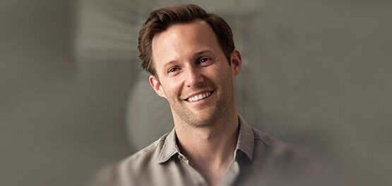 The image shows Victor Sabbe the Head of Category Marketing at L'OCCITANE