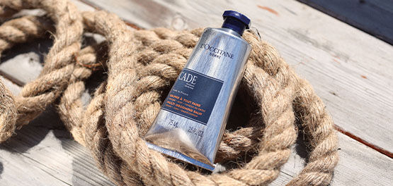 The image shows the L'OCCITANE Cade Multi-Grooming Balm