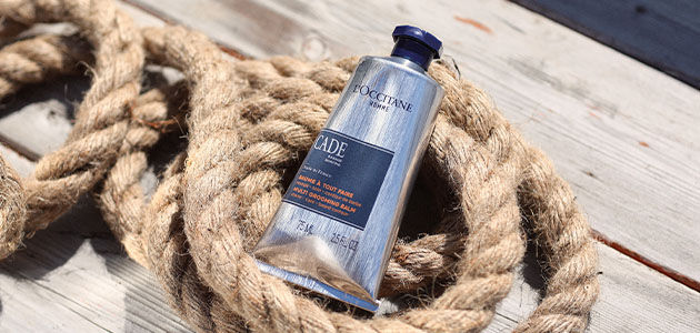 The image shows the L'OCCITANE Cade Multi-Grooming Balm