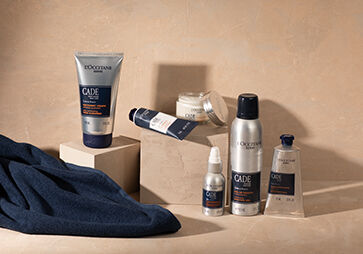 L&rsquo;OCCITANE Cade Face Cleanser, L&rsquo;OCCITANE Multi-Benefits Cade Hand Cream, L&rsquo;OCCITANE Cade Revitalising Cream, L&rsquo;OCCITANE Cade Energising Fluid, L&rsquo;OCCIATNE Cade Refreshing Shaving Gel, L&rsquo;OCCITANE Cade After-Shave Balm