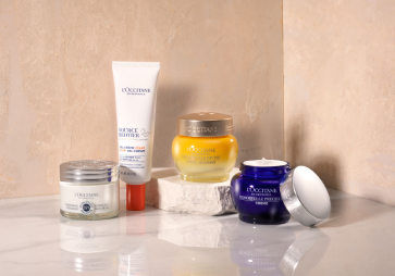 This image shows the L'OCCITANE Immortelle Precious range 