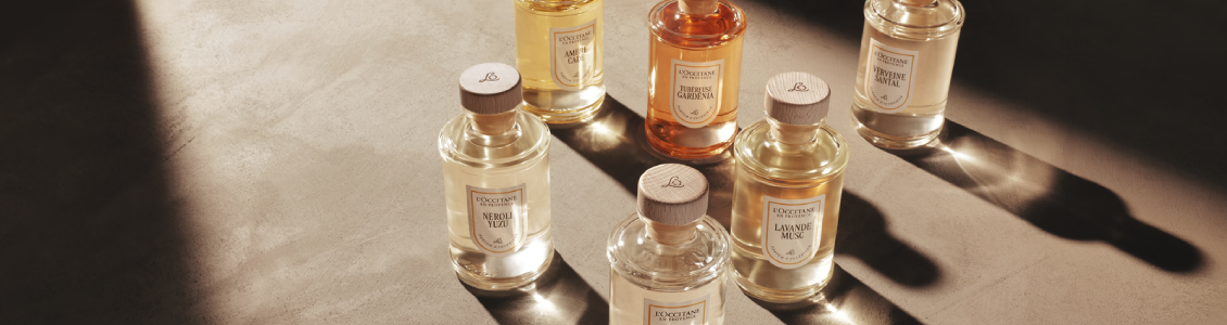 Home Collections, Cocon de Serenit&eacute;, Relaxing, Relaxing Pillow Mist, Relaxing Scented Soap, Relaxing Candle, Provence, Lavender, Sweet Orange, Bergamot, Mandarin, Geranium, Moment of Well-being, Relaxation, Clay, Pottery, Art, Art de Vivre, Paintbrushes, Home Diffuser, Art de Vivre, The Art of Living 