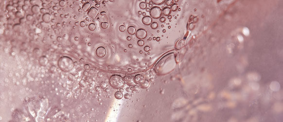 Cherry Blossom, Pink Sparkling Liquid, Delicate, Sweet, Fruity