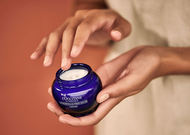 The image shows the L'OCCITANE Immortelle Precious Cream