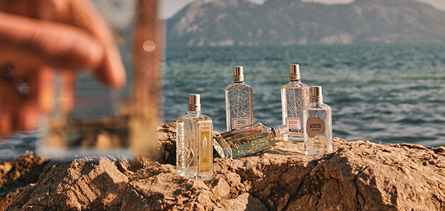 Image showing L'OCCITAN Fragrances such as L'OCCITAN Verbena classic Eau de toilette, L'OCCITAN Osmanthus  Eau de Toilette, L'OCCITAN Neroli & Orchide