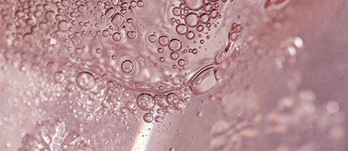 Cherry Blossom, Pink Sparkling Liquid, Delicate, Sweet, Fruity