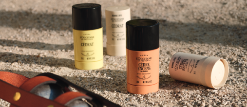 L&rsquo;OCCITANE Eau des Baux Deodorant Stick, L&rsquo;OCCITANE Verbena Deodorant Balm, L&rsquo;OCCITANE Shea Butter Deodorant Balm, L&rsquo;OCCITANE Cap Cedrat Spray Deodorant