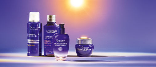 Image showing L'OCCITANE Immortelle Precious Emulsion, Immortelle Precious Essential Water, Immortelle Precious Cream, Immortelle Precious Cleansing, Immortelle Precious Eye Balm