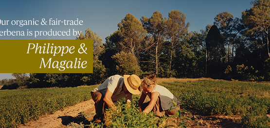 Our Inspirational Producers of L'OCCITANE Verbena Philippe & Magalie.