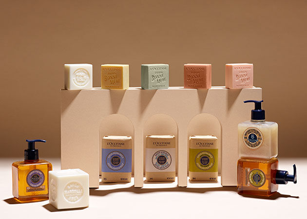 Natural Soap Bar Collection, Shea Milk Sensitive Skin Extra Rich Soap, Shea Lavender Extra-Gentle Soap, Shea Verbena Extra-Gentle Soap