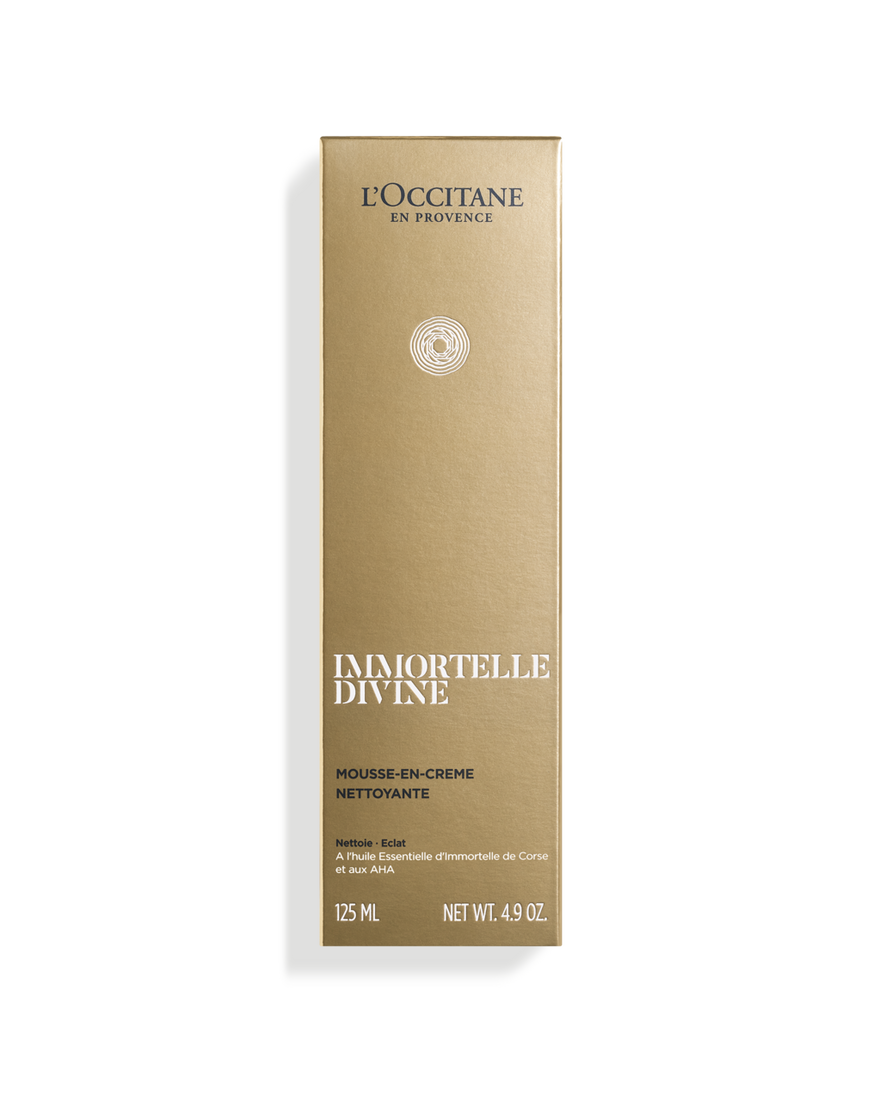 Immortelle Divine Foaming Cleansing Cream, RECT (1) 125 ml | L&rsquo;Occitane en Provence