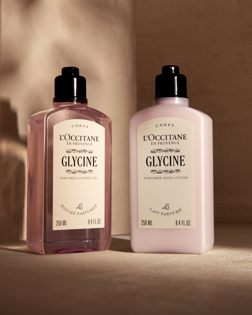 view 3/4 of Glycine (Wisteria) Perfumed Body Lotion, , RECT
