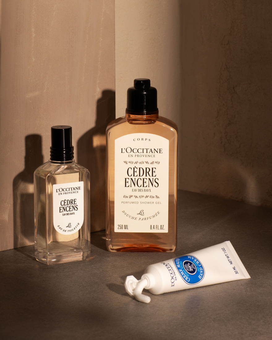 C&egrave;dre Encens (Formerly Eau des Baux) Fragrance Collection, RECT (1) | L&rsquo;Occitane en Provence