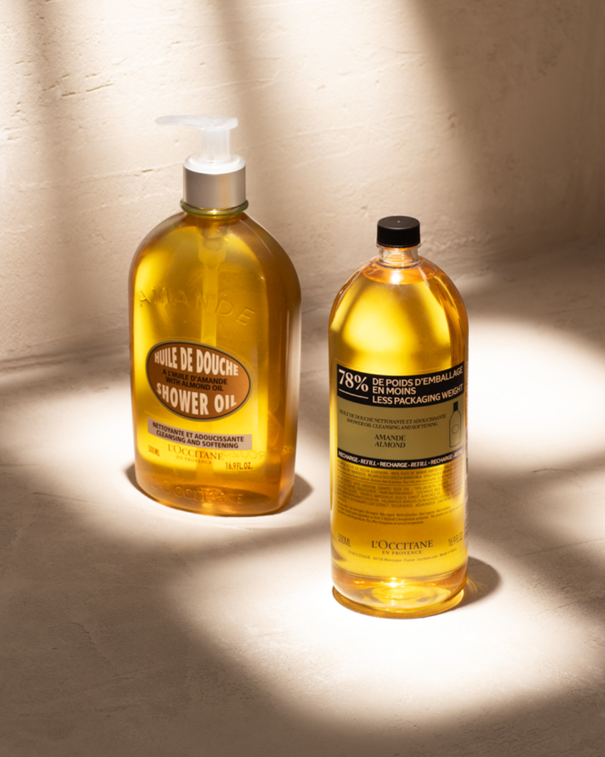 Almond Shower Oil Refill, RECT (1) 500 ml | L&rsquo;Occitane en Provence