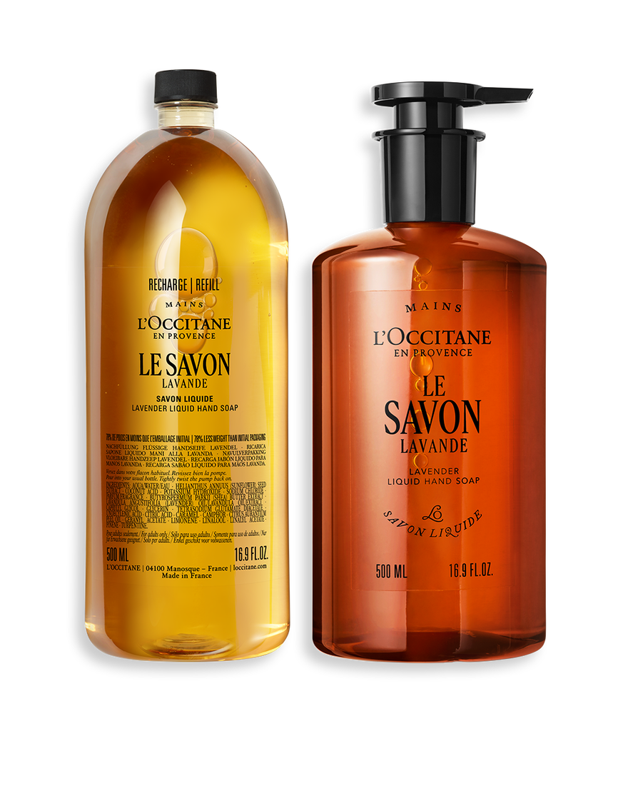 Lavender Liquid Soap Refill Duo | L&rsquo;Occitane en Provence