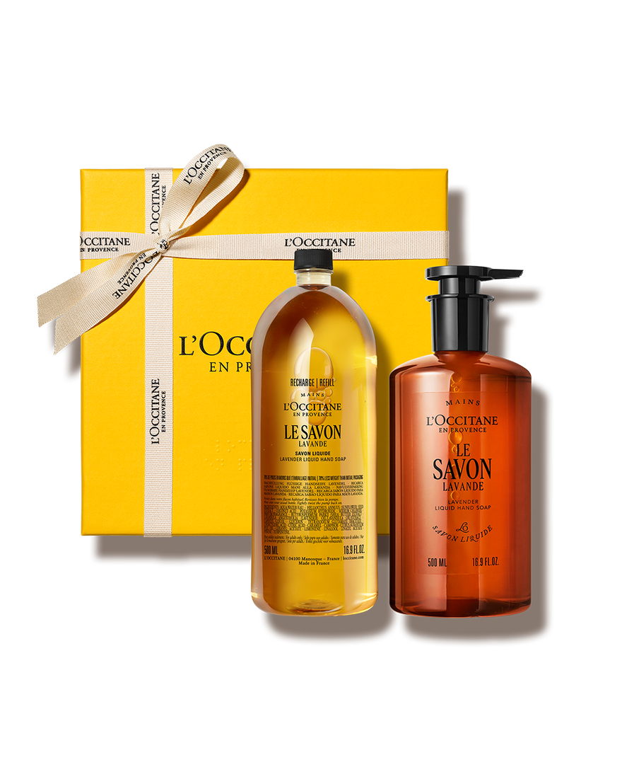 view 1/2 of Lavender Liquid Soap Refill Duo, , RECT