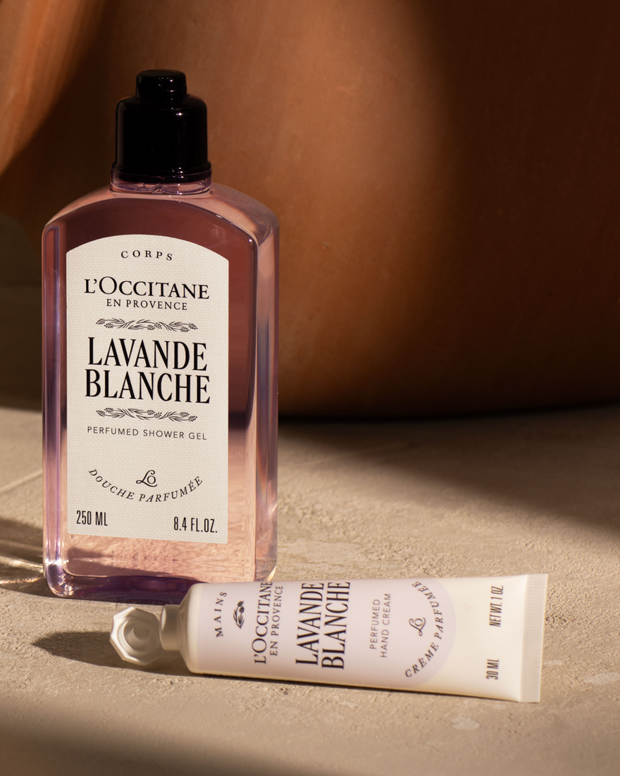 view 3/5 of Lavande Blanche (White Lavender) Perfumed Hand Cream, , GBRECT