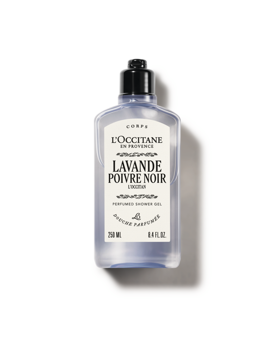 view 1/6 of Lavande Poivre Noir (Formerly L'Occitan) Perfumed Shower Gel, , GBRECT