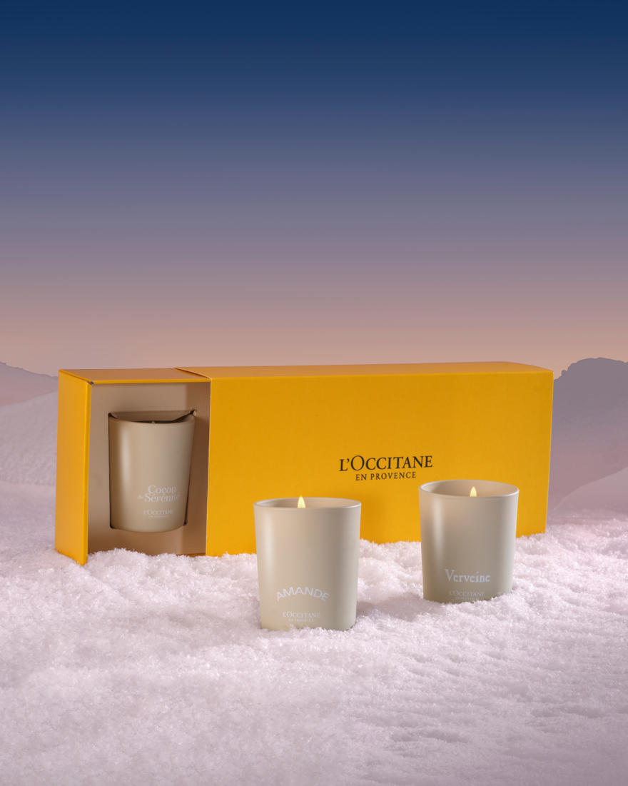 L'OCCITANE　センティッドキャンドル　３種類セット Most Loved Travel Candles Trio | L'OCCITANE IE