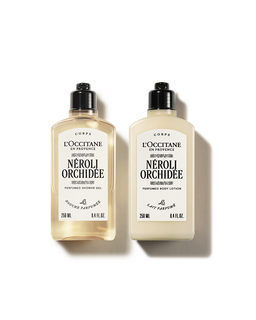view 3/4 of N&eacute;roli Orchid&eacute;e Body Care Duo, , RECT