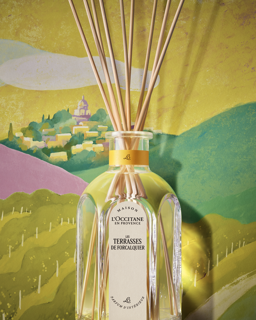 Les Terrasses de Forcalquier Home Diffuser Set 1150ml, RECT (1) | L&rsquo;Occitane en Provence