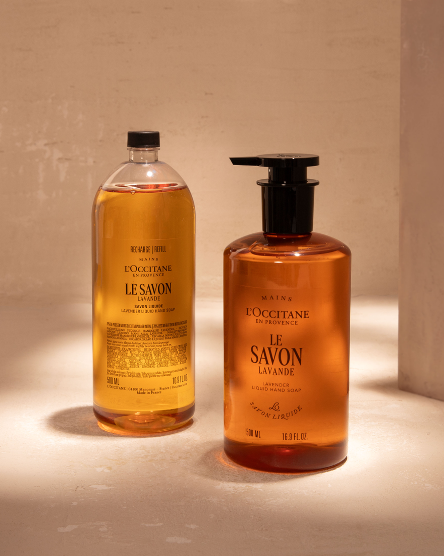 Lavender Liquid Soap Refill Duo, RECT (1) | L&rsquo;Occitane en Provence