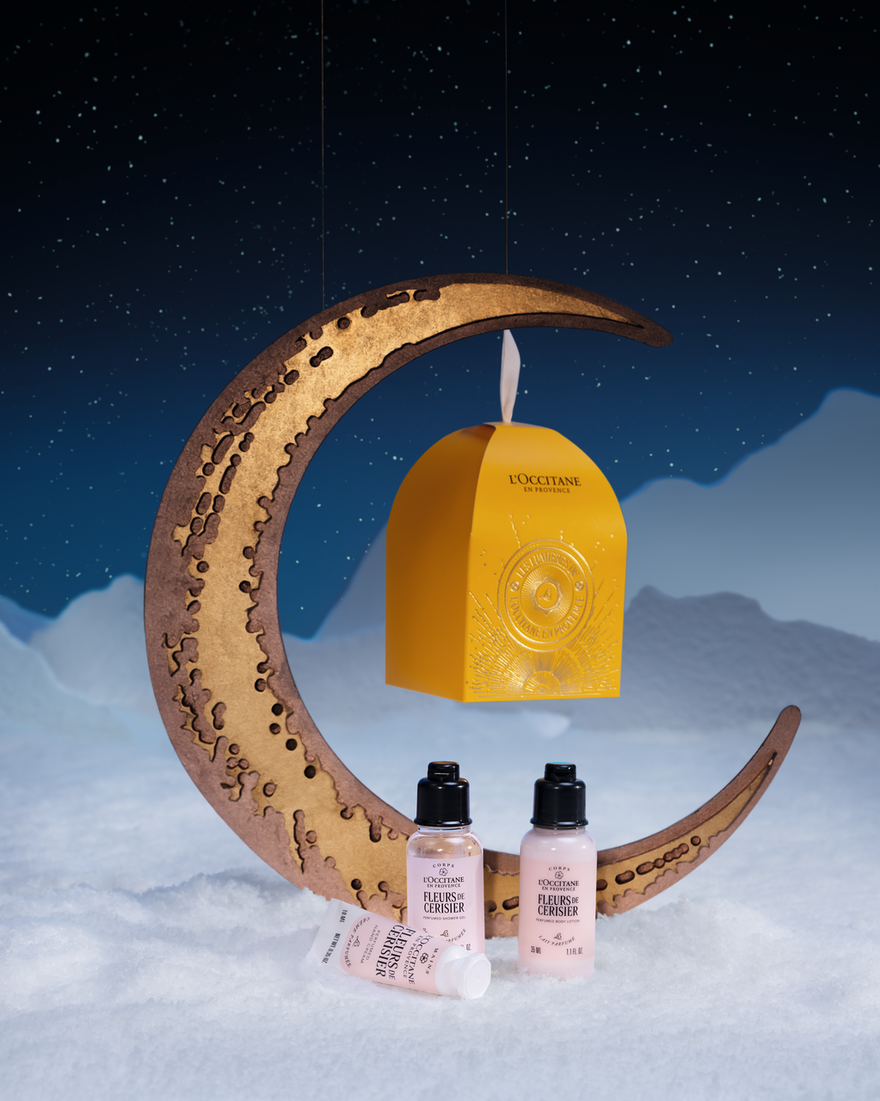Fleurs de Cerisier (Cherry Blossom) Travel Set, GBRECT (1) | L&rsquo;Occitane en Provence