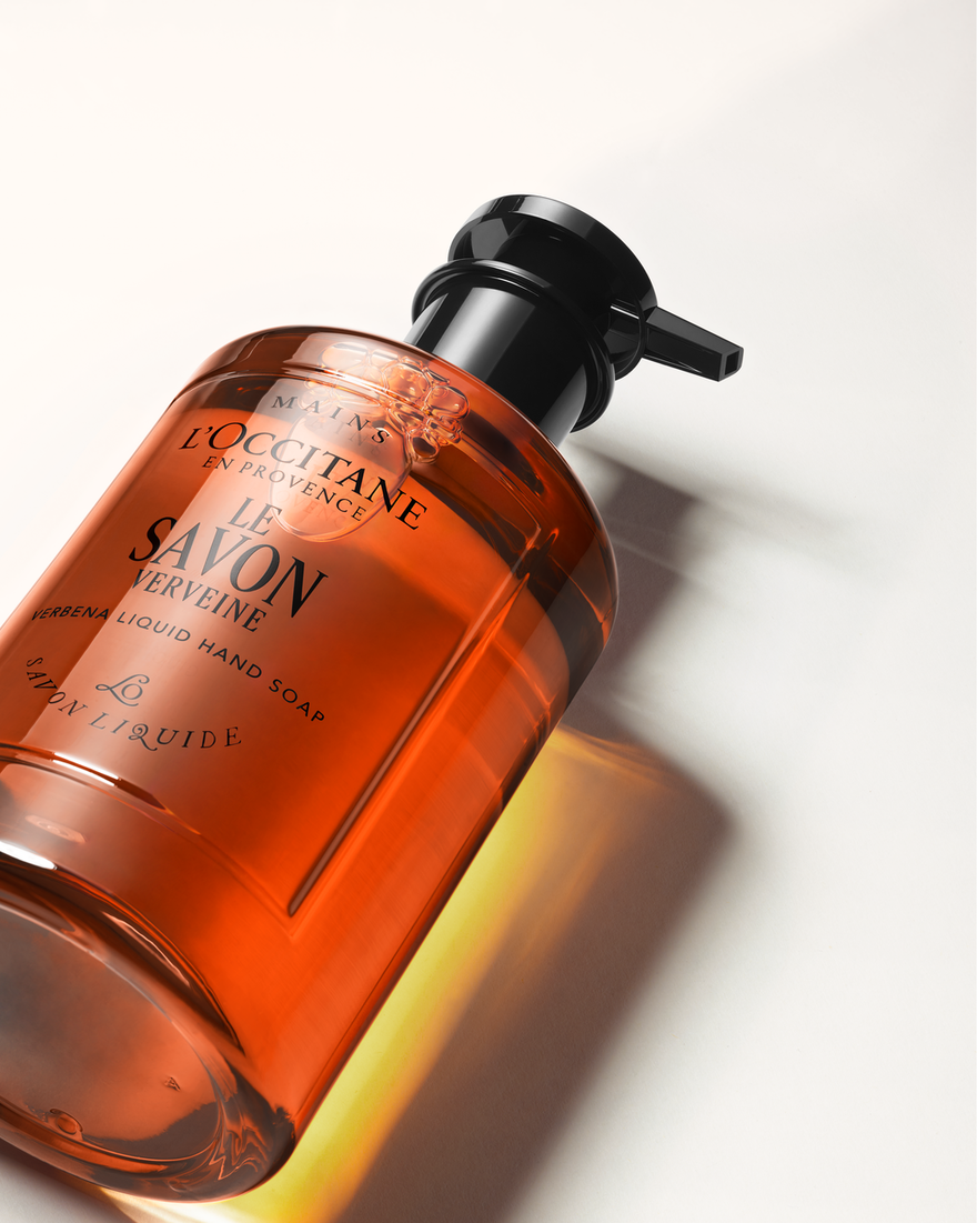 Verbena Liquid Hand Soap - Glass, GBRECT (1) 350 ml | L&rsquo;Occitane en Provence
