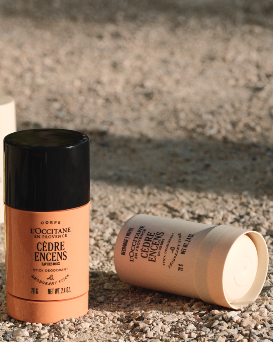 C&egrave;dre Encens (Formerly Eau des Baux) Stick Deodorant Refill, GBRECT (1) 70 g | L&rsquo;Occitane en Provence