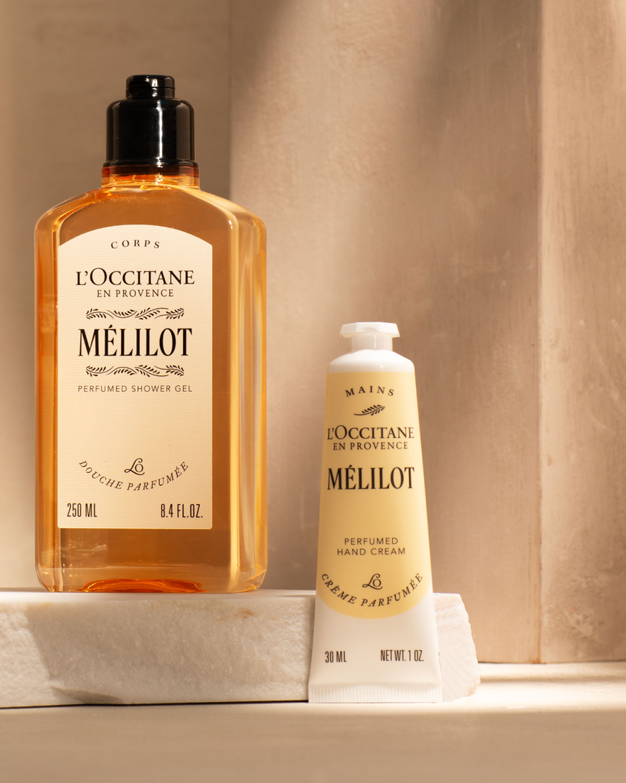 view 3/4 of M&eacute;lilot (Sweet Clover) Perfumed Hand Cream, , RECT