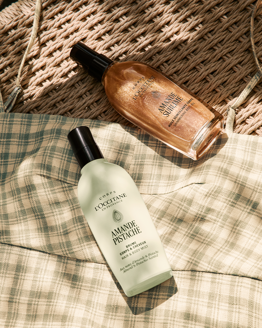view 7/8 of Almond (Amande) Pistache Hair & Body Mist, , RECT