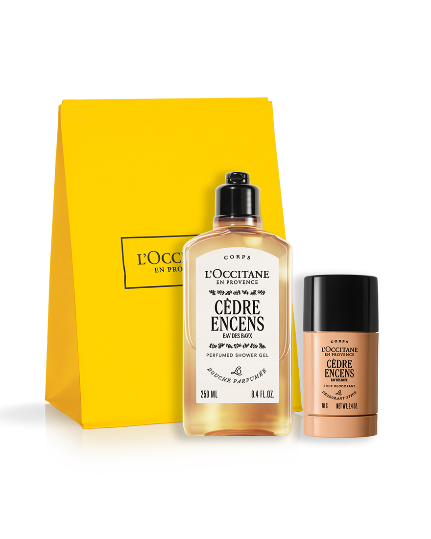 C&egrave;dre Encens (Formerly Eau des Baux) Gift Set | L&rsquo;Occitane en Provence