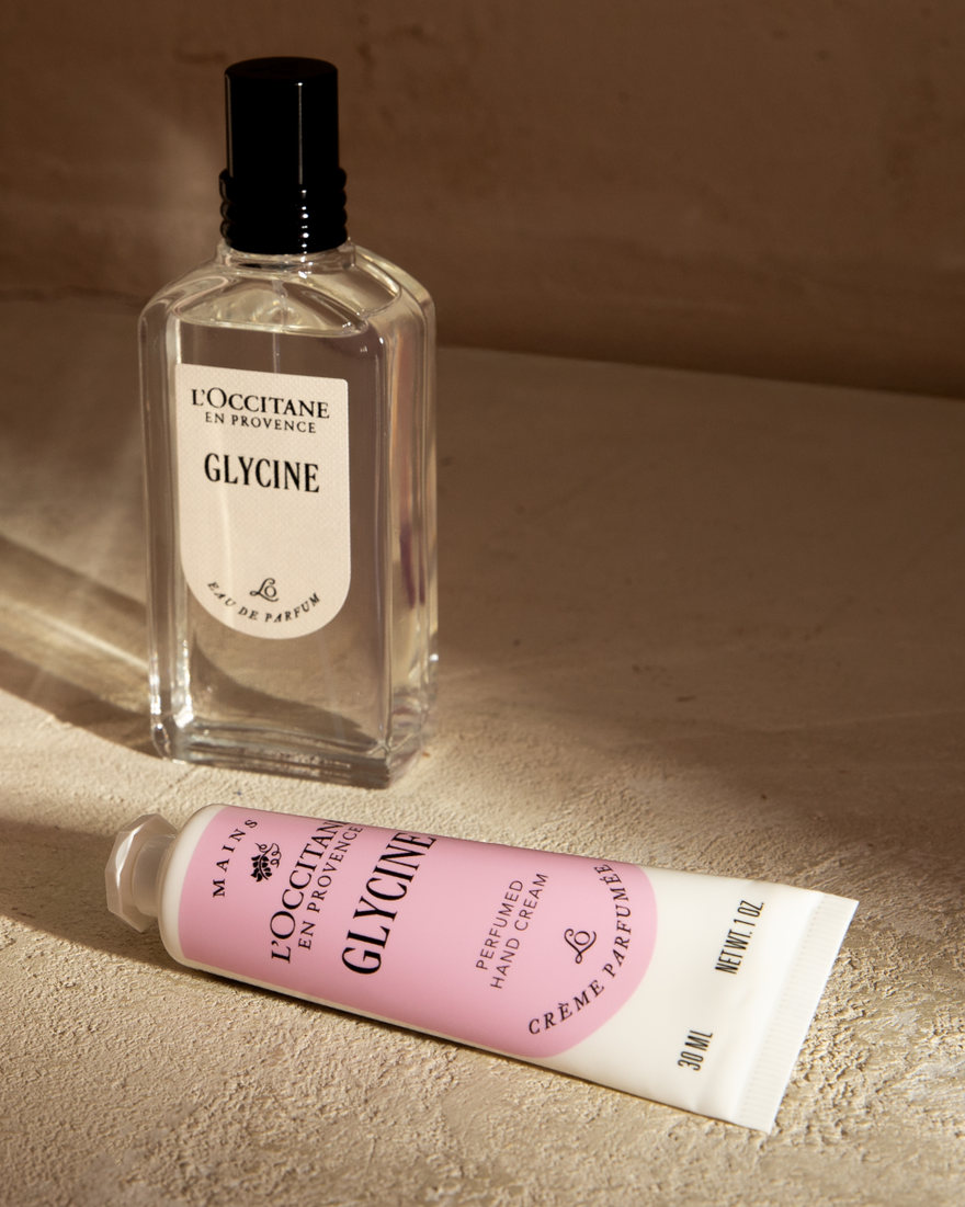 view 3/4 of Glycine (Wisteria) Perfumed Hand Cream, , RECT