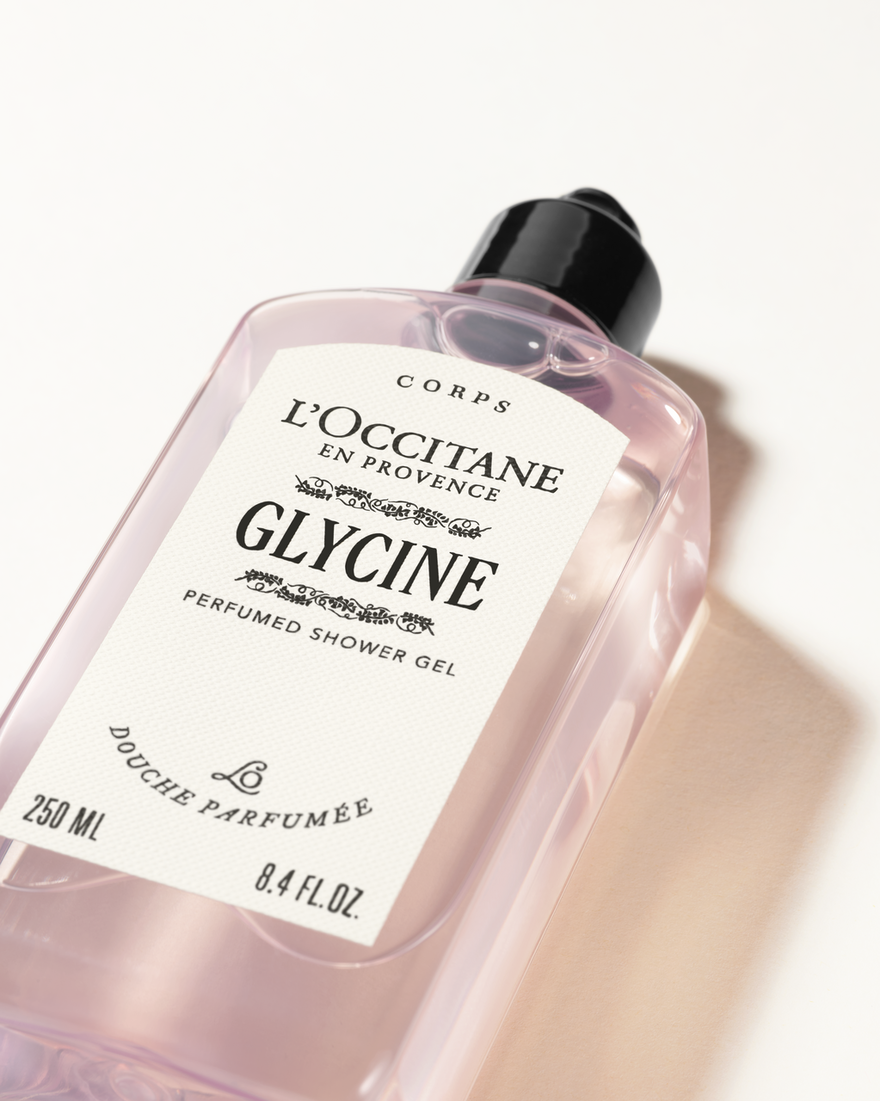 Glycine (Wisteria) Perfumed Shower Gel, RECT (1) 250 ml | L&rsquo;Occitane en Provence