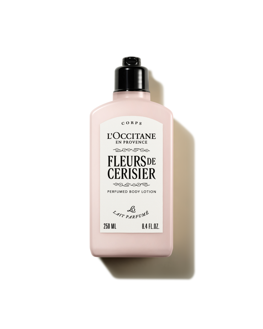 view 1/4 of Fleurs de Cerisier (Cherry Blossom) Perfumed Body Lotion, , RECT