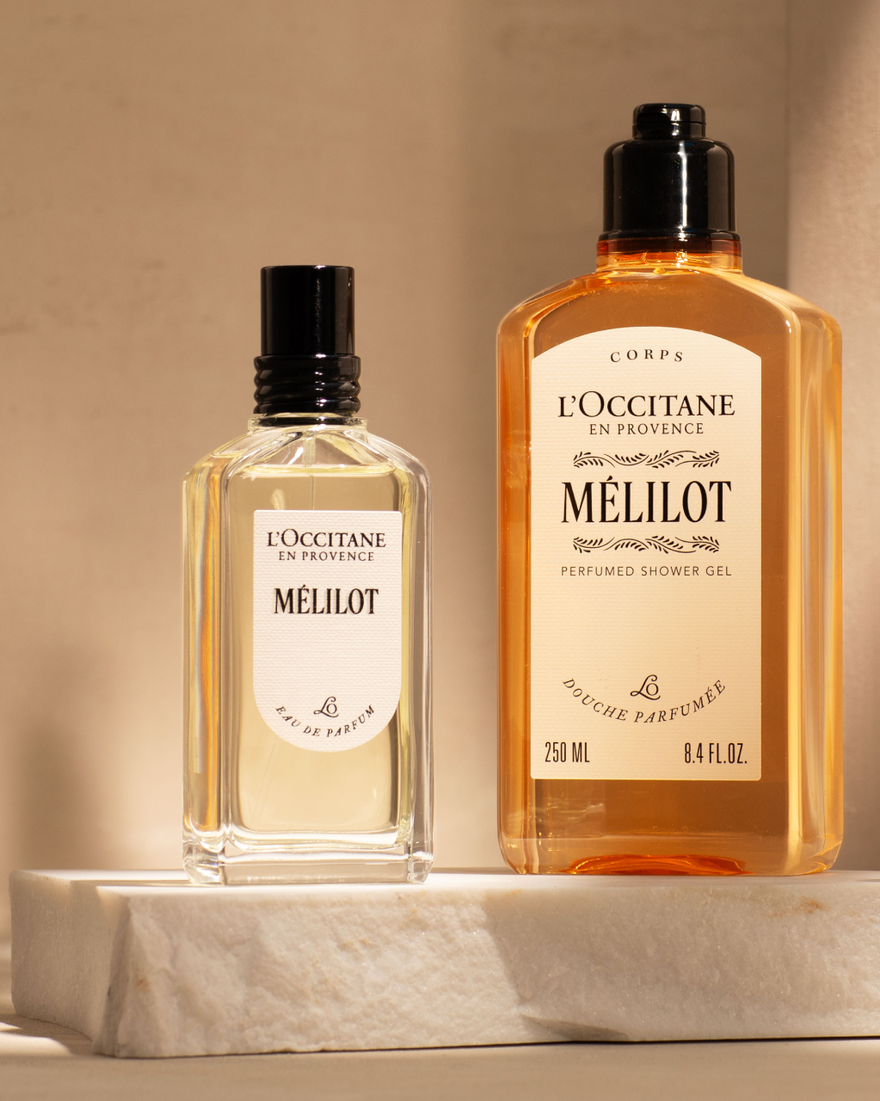 view 3/4 of M&eacute;lilot (Sweet Clover) Perfumed Shower Gel, , RECT