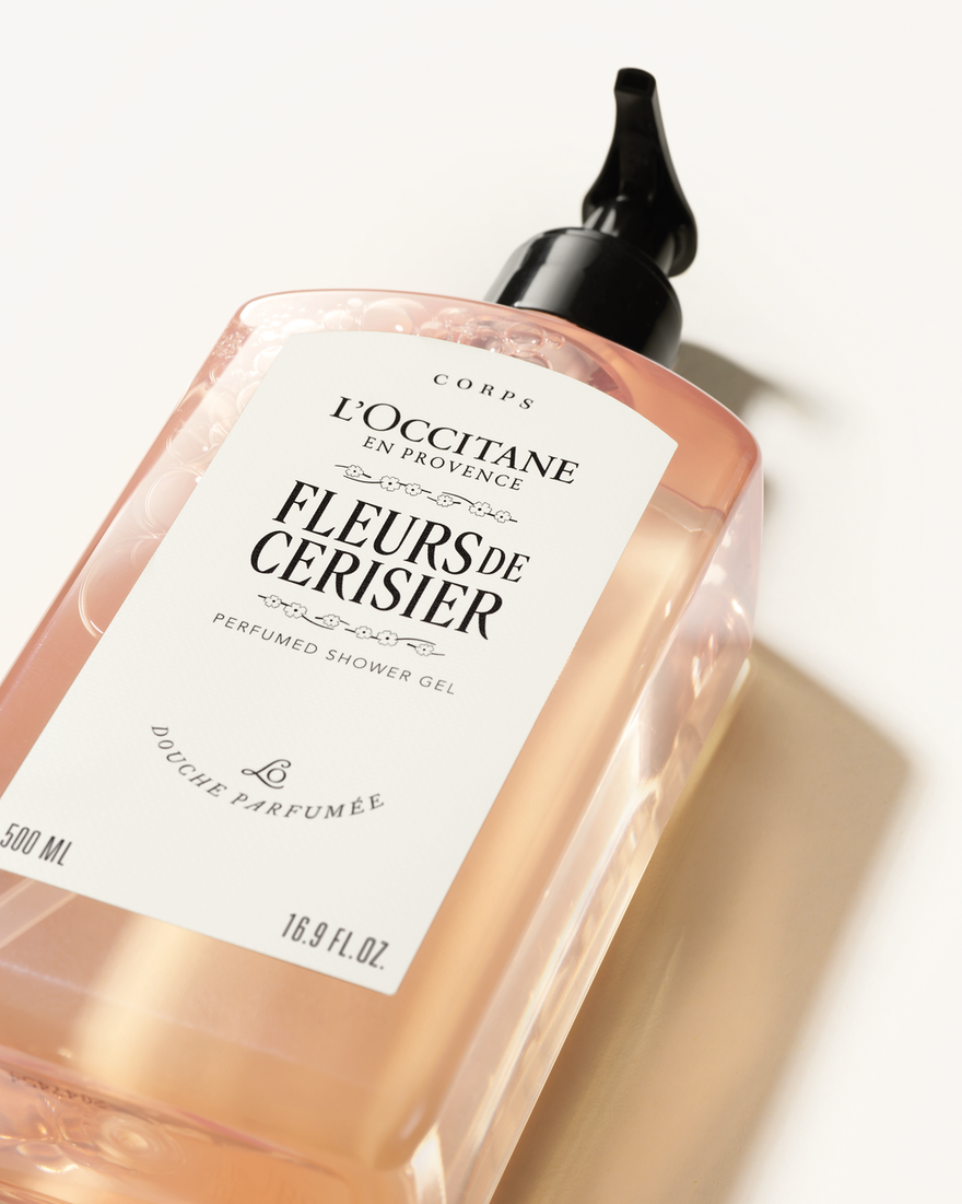 view 2/3 of Fleurs de Cerisier (Cherry Blossom) Shower Gel, , RECT