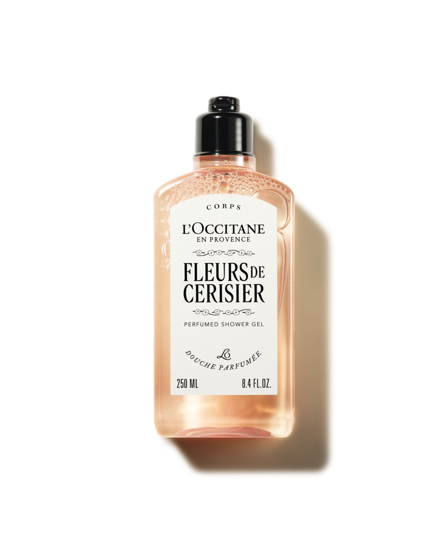 view 1/4 of Fleurs de Cerisier (Cherry Blossom) Perfumed Shower Gel, , RECT