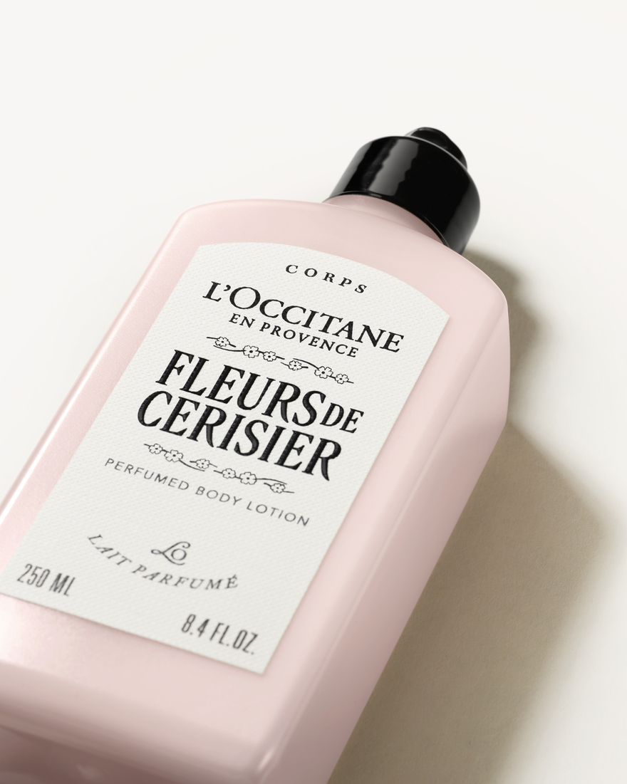 view 2/4 of Fleurs de Cerisier (Cherry Blossom) Perfumed Body Lotion, , RECT