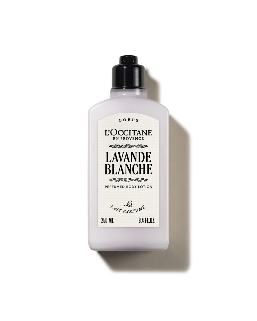 view 1/4 of Lavande Blanche (White Lavender) Perfumed Body Lotion, , RECT